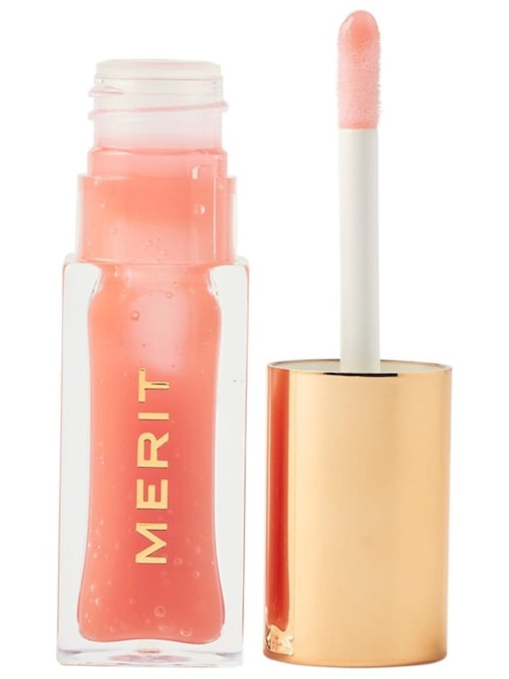 Merit Shade Slick Hydrating Tinted Lip Oil; Jete